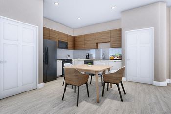 High-end hardwood style flooring throughout
